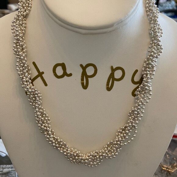 Danecraft Daily Weae NWT twisted necklace silver - Picture 1 of 5